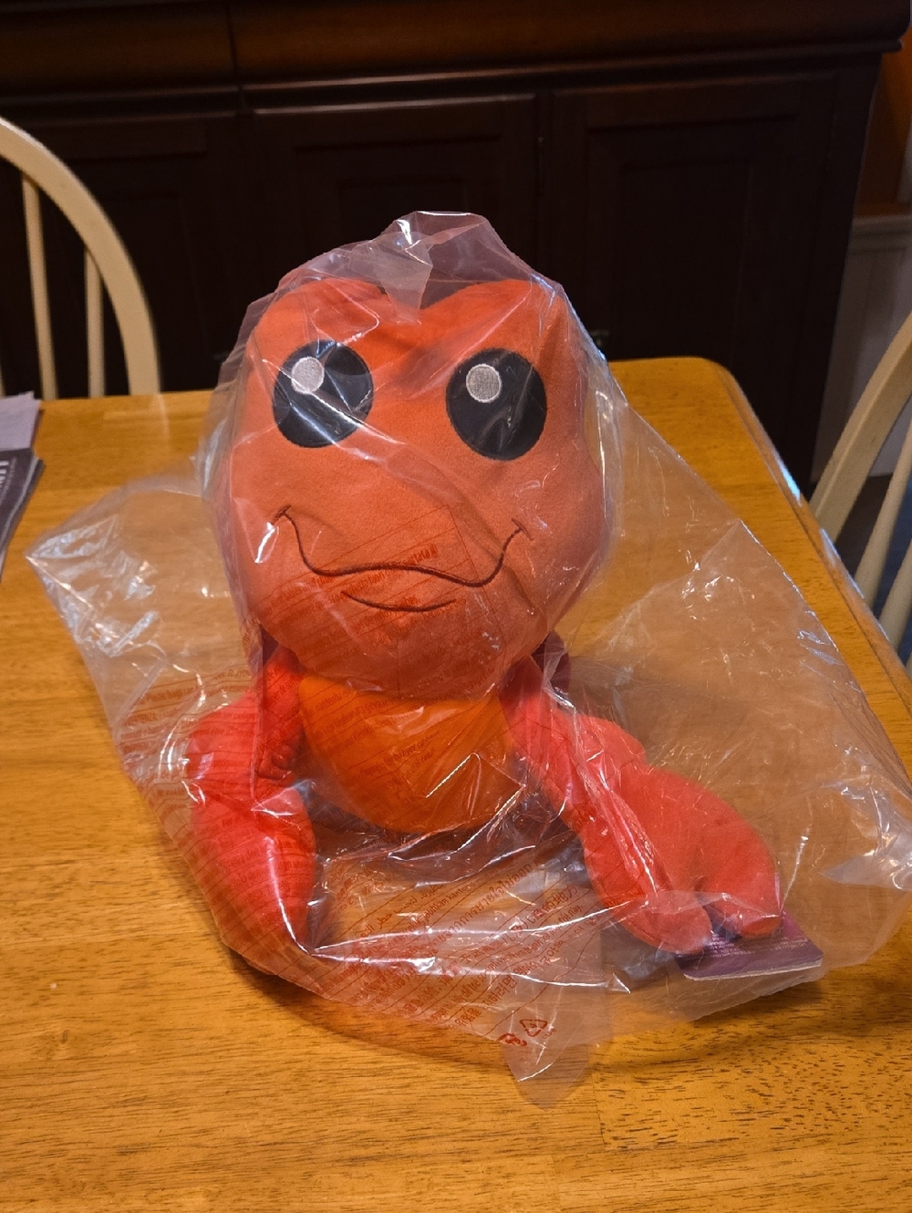 Sebastian The Little Mermaid Plush Crab Toy Disney Cute